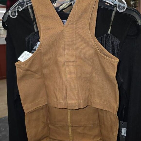 NWT Carhartt Toddler Brown Canvas Utility Apron OS - Picture 3 of 4